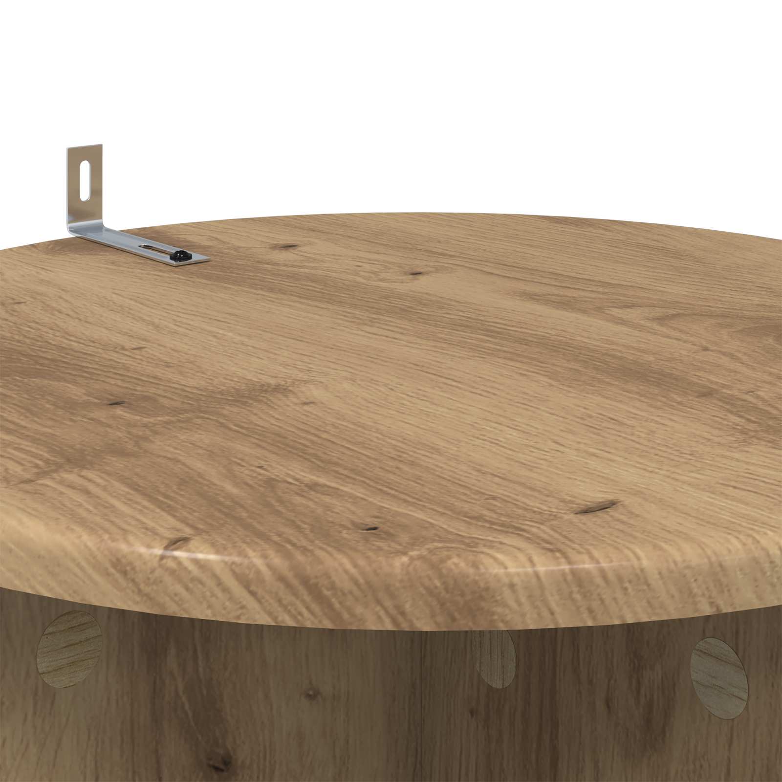 Plantenstandaard 2 pcs Artisanaal eiken 40 x 40 x 80 cm