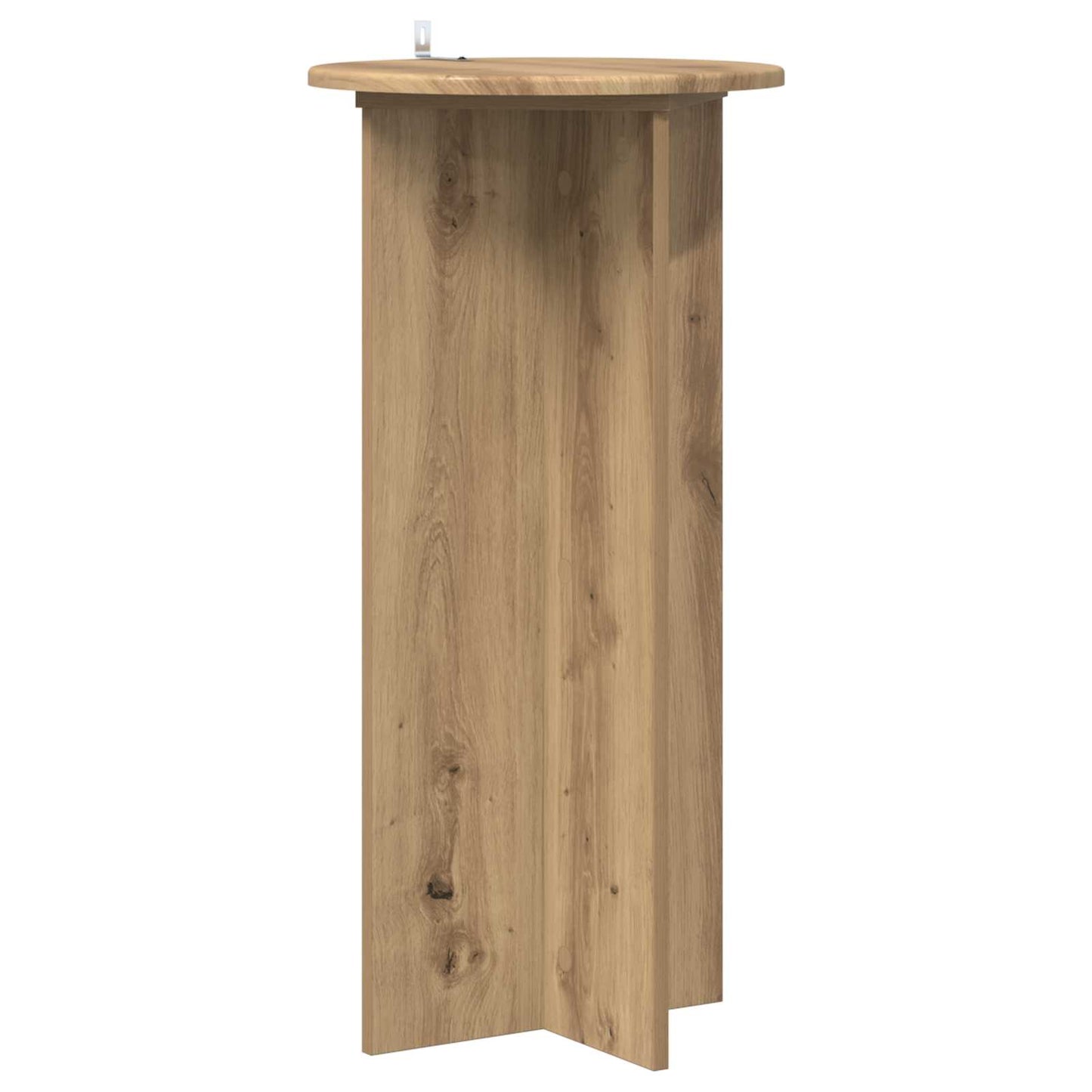 Plantenstandaard 2 pcs Artisanaal eiken 40 x 40 x 80 cm