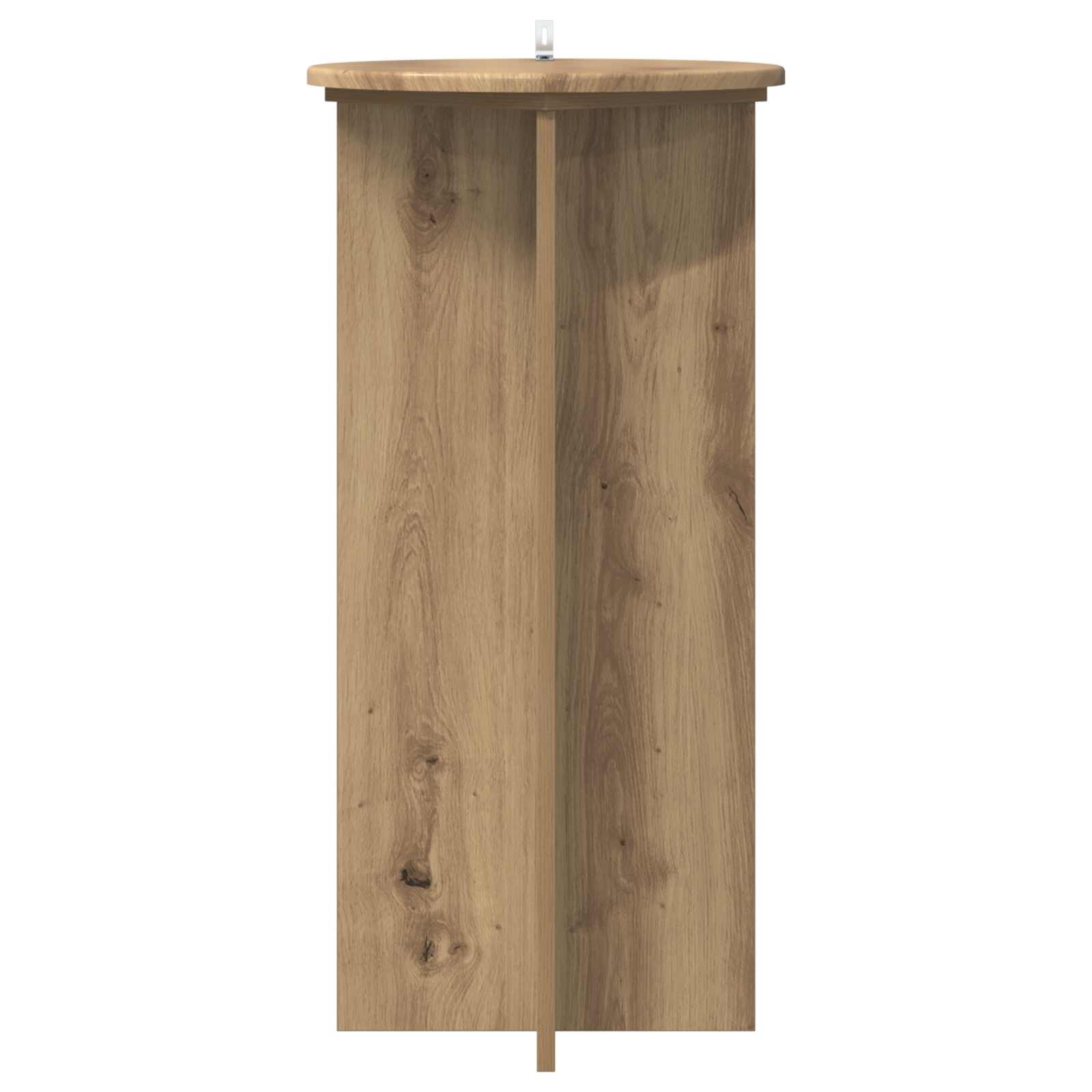 Plantenstandaard 2 pcs Artisanaal eiken 40 x 40 x 80 cm