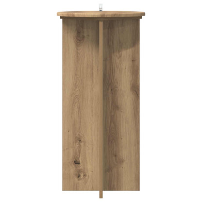 Plantenstandaard 2 pcs Artisanaal eiken 40 x 40 x 80 cm