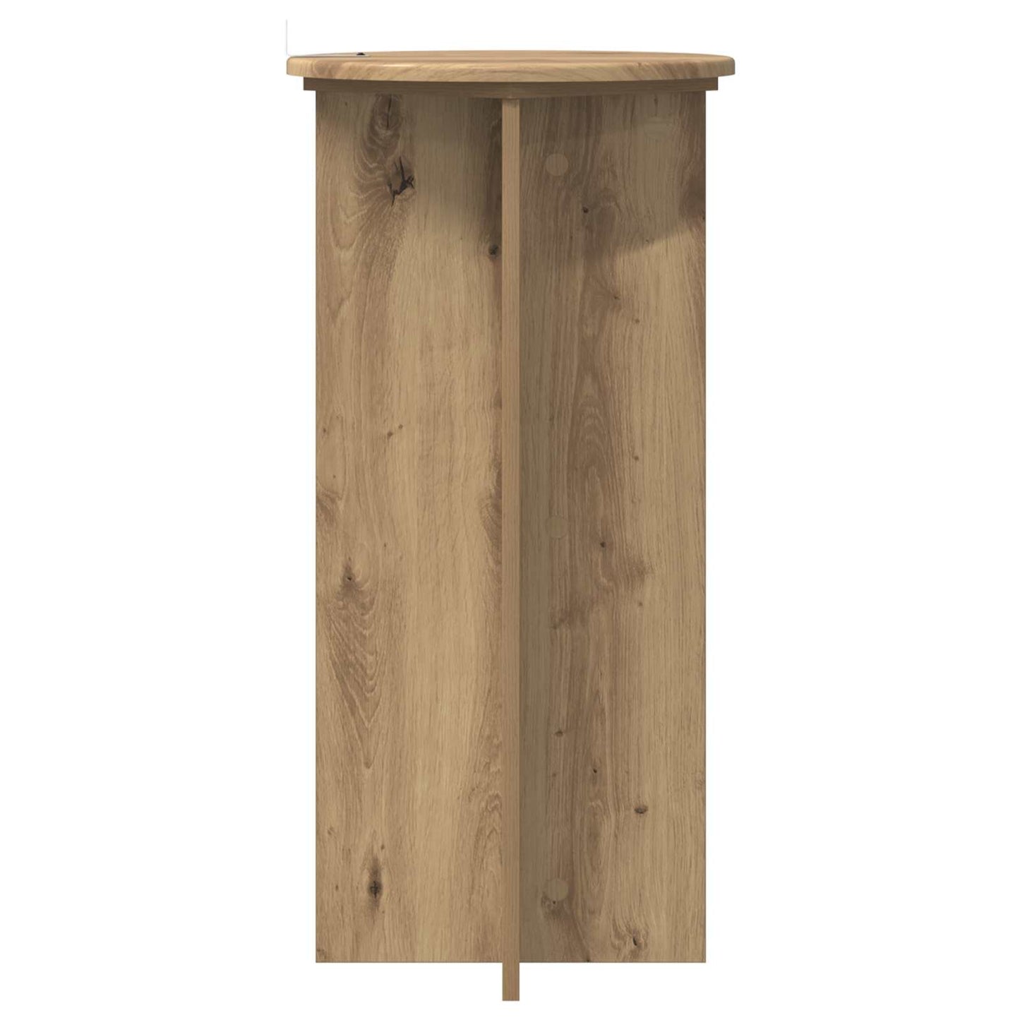 Plantenstandaard 2 pcs Artisanaal eiken 40 x 40 x 80 cm