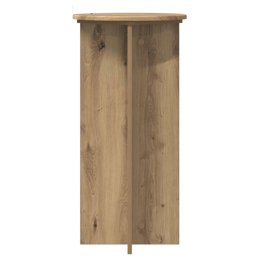 Plantenstandaard 2 pcs Artisanaal eiken 40 x 40 x 80 cm