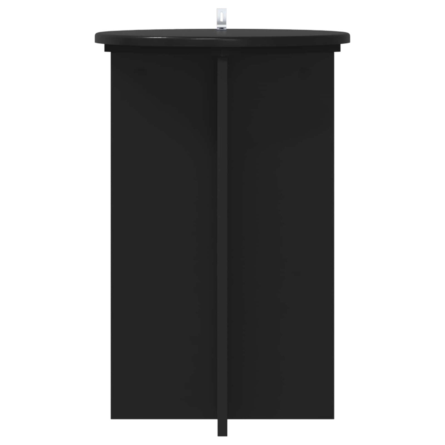 Plantenstandaard 2 pcs Zwart Ø40 x 60 cm Bewerkt hout
