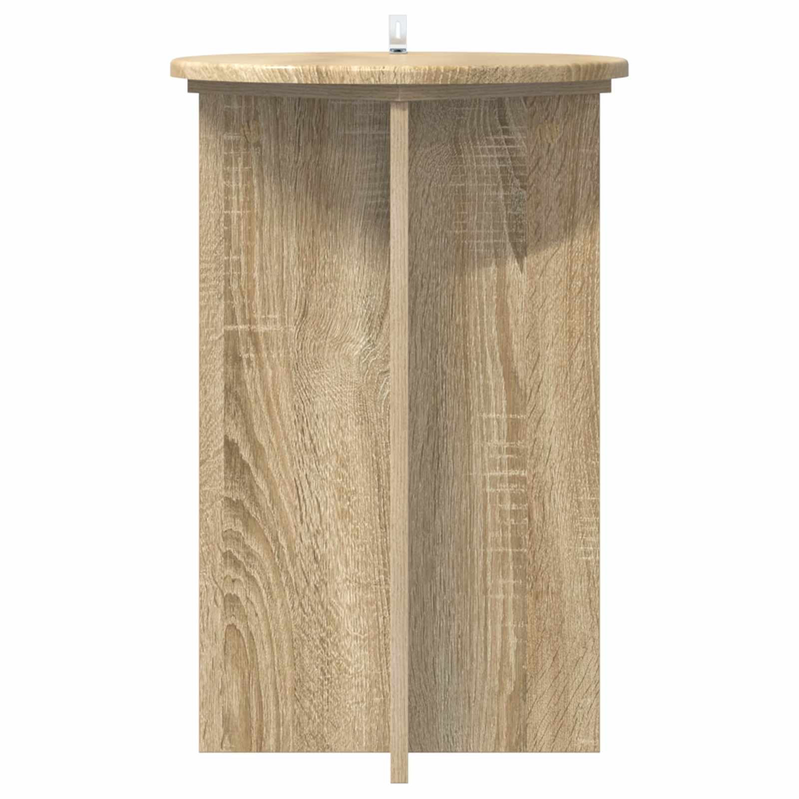Plantenstandaard 2 pcs Sonoma Eiken Ø40 x 60 cm Bewerkt hout