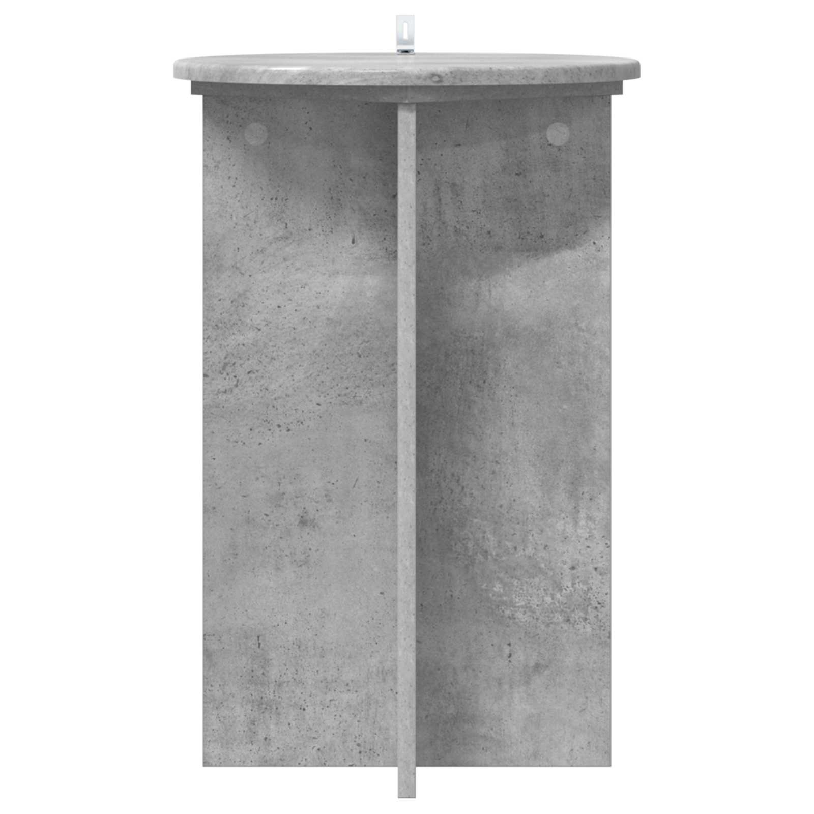 Plantenstandaard 2 pcs Betongrijs Ø40 x 60 cm Bewerkt hout