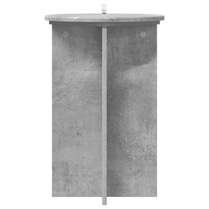 Plantenstandaard 2 pcs Betongrijs Ø40 x 60 cm Bewerkt hout