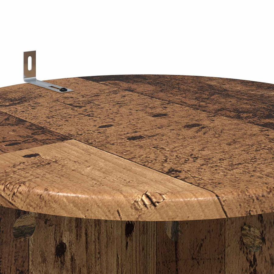 Plantenstandaard 2 pcs Oud hout Ø40 x 60 cm Bewerkt hout