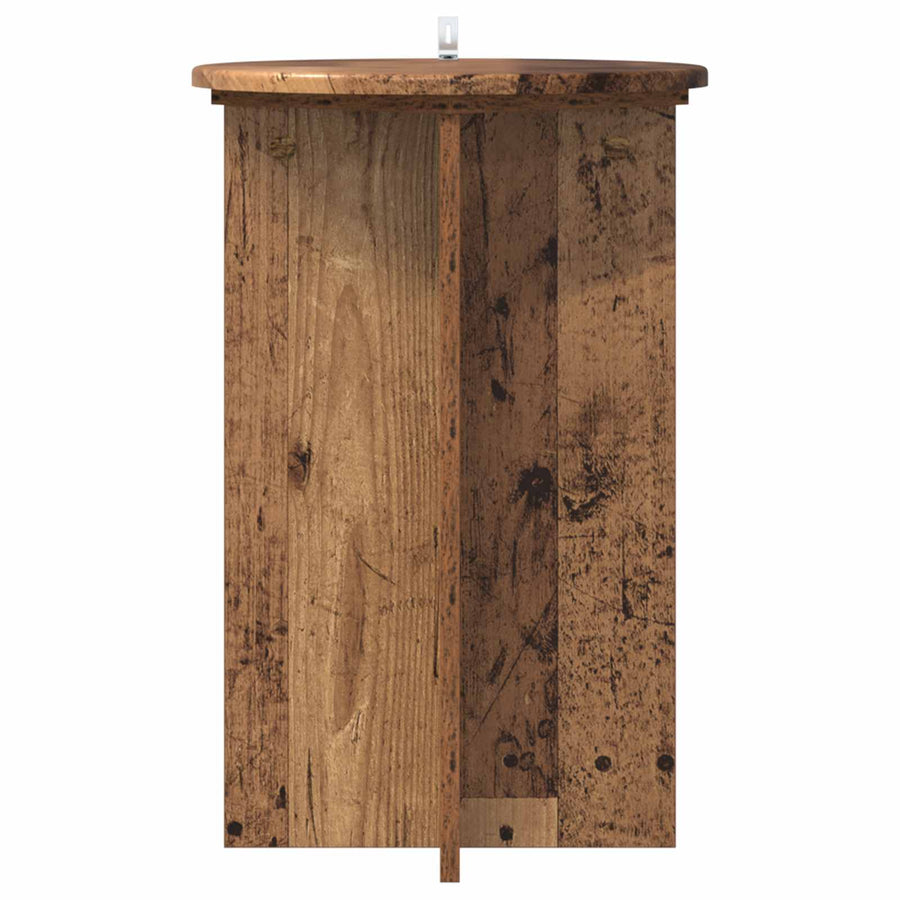 Plantenstandaard 2 pcs Oud hout Ø40 x 60 cm Bewerkt hout