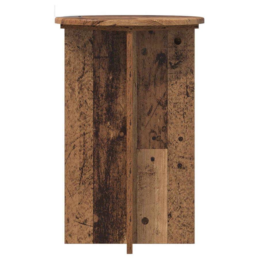 Plantenstandaard 2 pcs Oud hout Ø40 x 60 cm Bewerkt hout