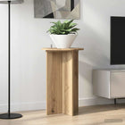 Plantenstandaard eiken 2 stuks Ø40x60 cm