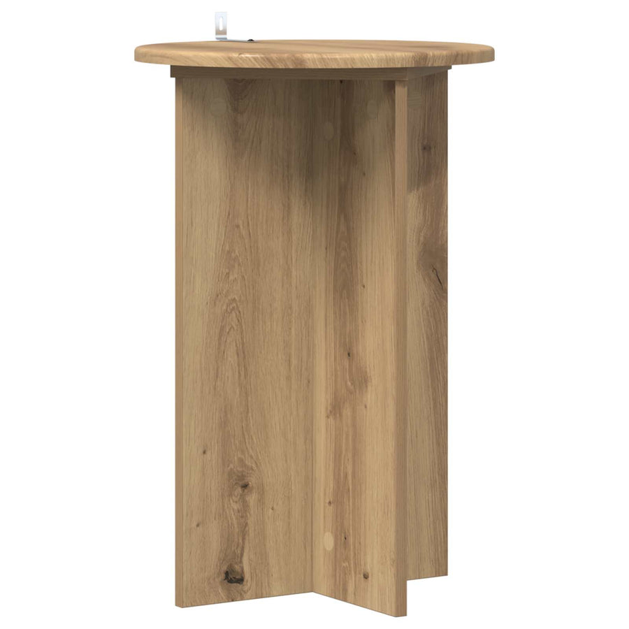 Plantenstandaard 2 pcs Artisanaal eiken Ø40 x 60 cm
