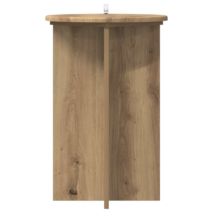 Plantenstandaard 2 pcs Artisanaal eiken Ø40 x 60 cm