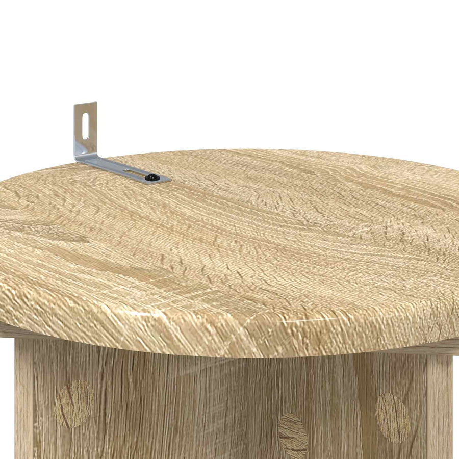 Plantenstandaard 2 pcs Sonoma Eiken 29,5 x 29,5 x 60 cm