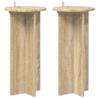 Plant stand 2 pcs Sonoma Oak 29.5 x 29.5 x 60 cm