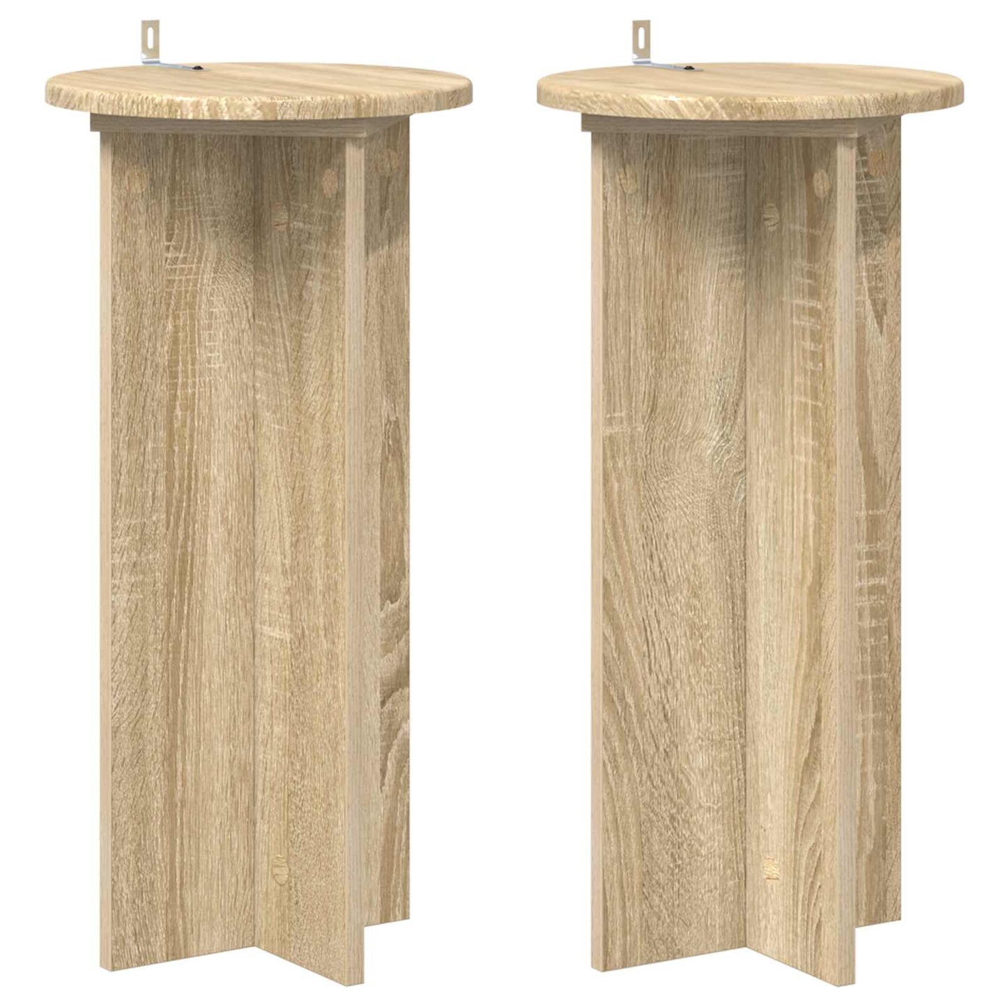 Plantenstandaard 2 pcs Sonoma Eiken 29,5 x 29,5 x 60 cm