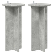 Plantenstandaard 2 stuks 29,5x29,5x60 cm betongrijs