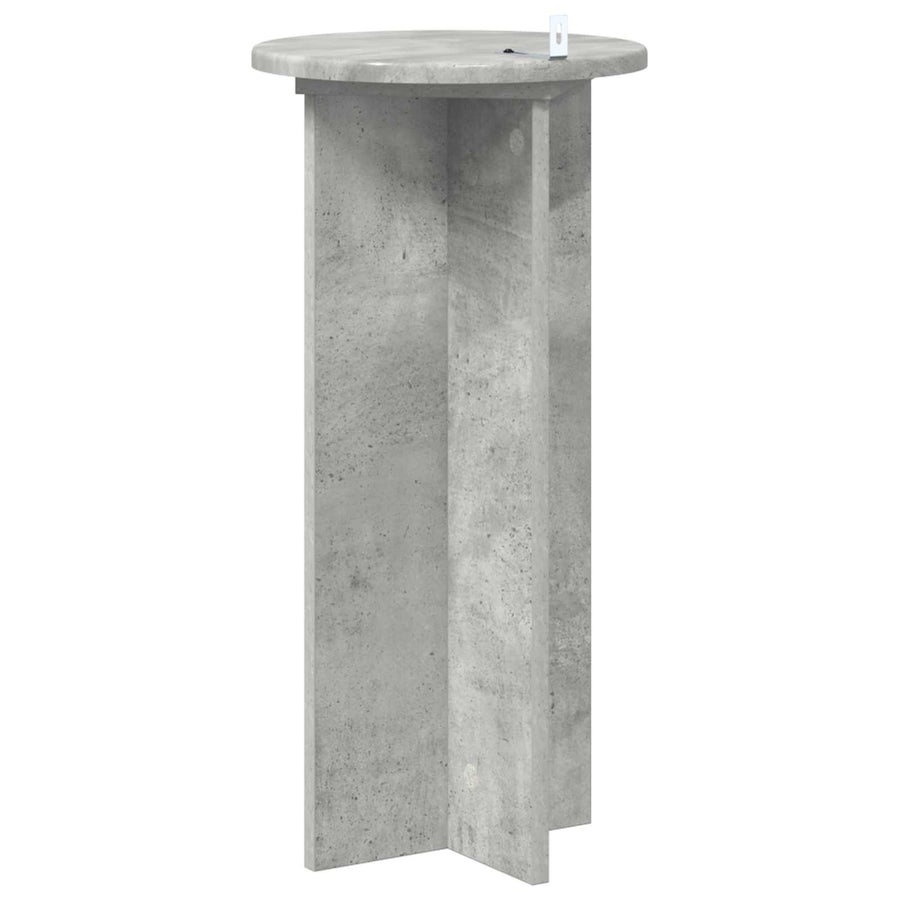 Plantenstandaard 2 pcs Betongrijs 29,5 x 29,5 x 60 cm