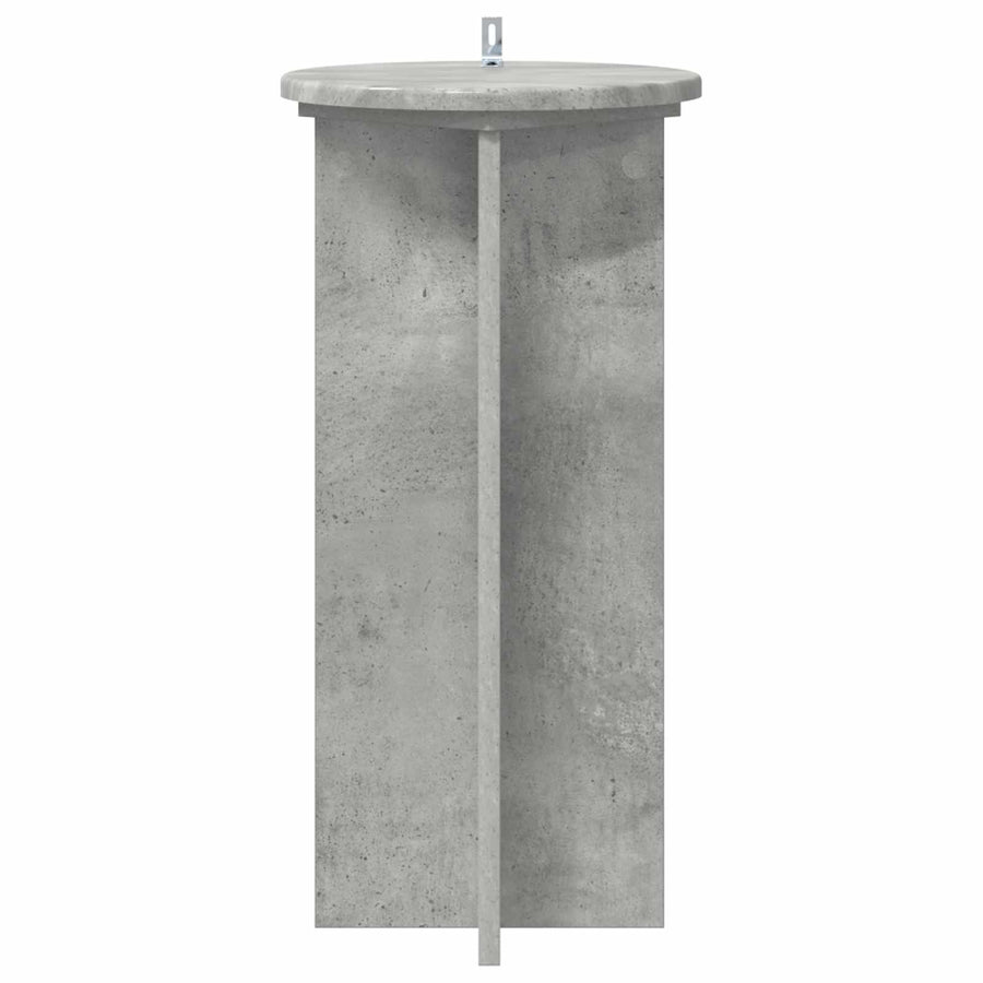 Plantenstandaard 2 pcs Betongrijs 29,5 x 29,5 x 60 cm