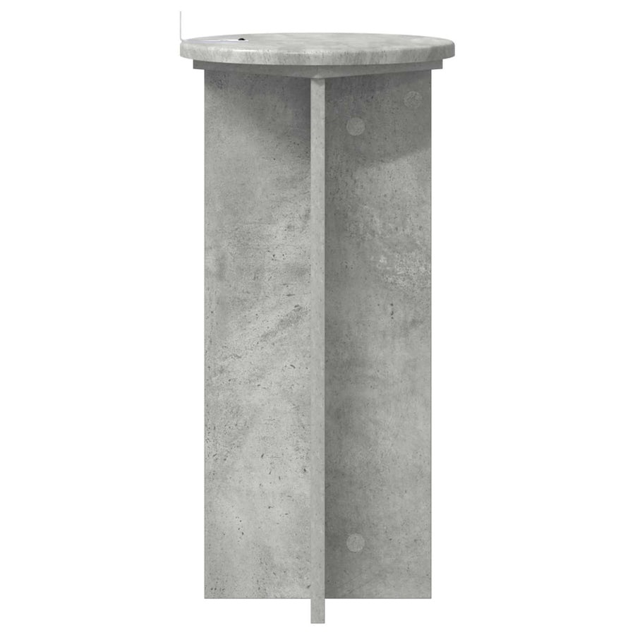 Plantenstandaard 2 pcs Betongrijs 29,5 x 29,5 x 60 cm