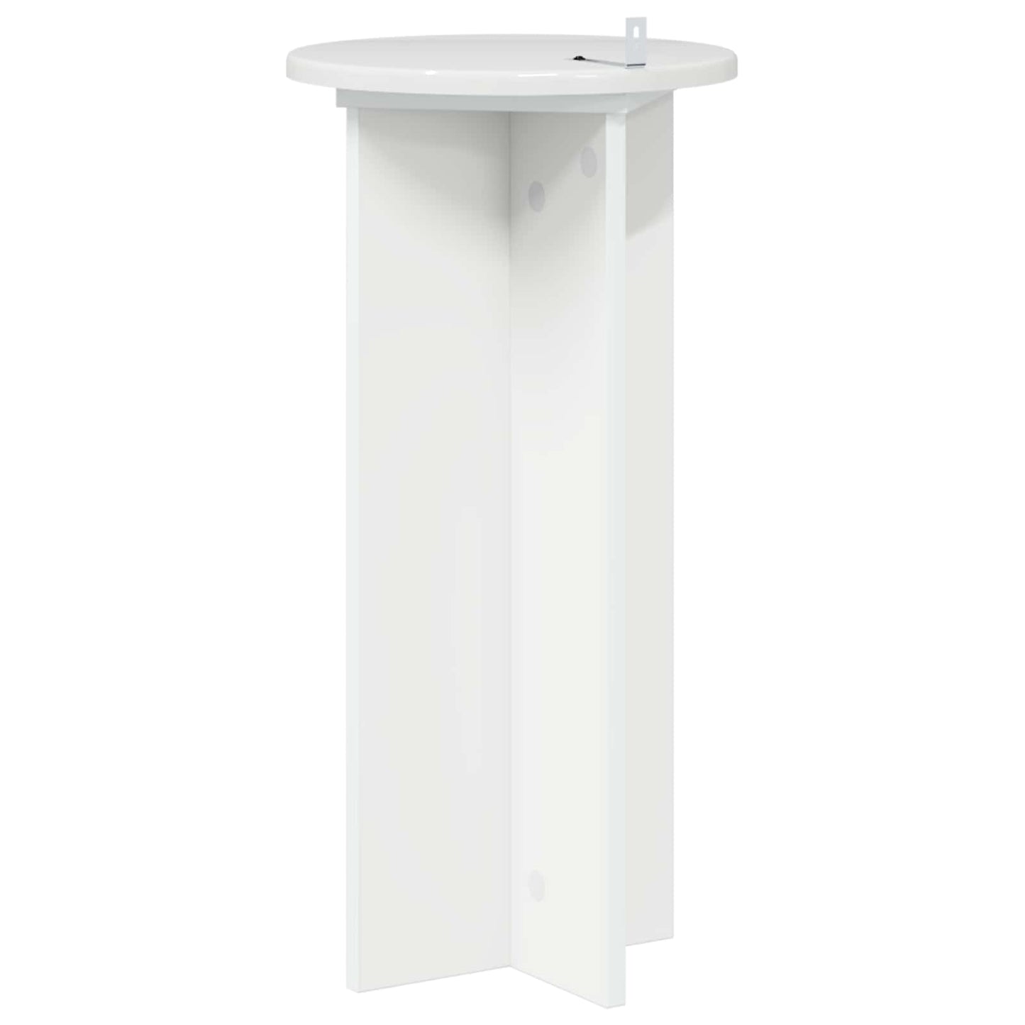 Plantenstandaard 2 pcs Hoogglans Wit 29,5 x 29,5 x 60 cm