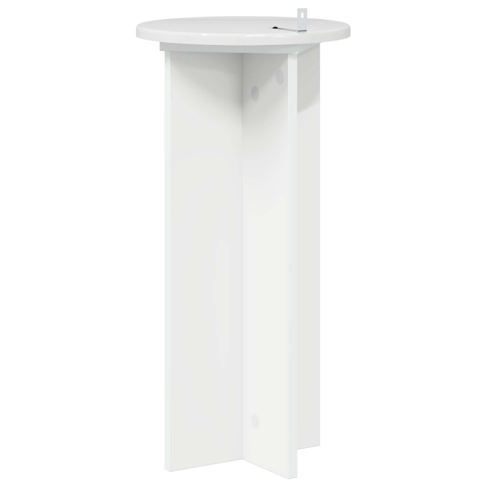 Plantenstandaard 2 pcs Hoogglans Wit 29,5 x 29,5 x 60 cm