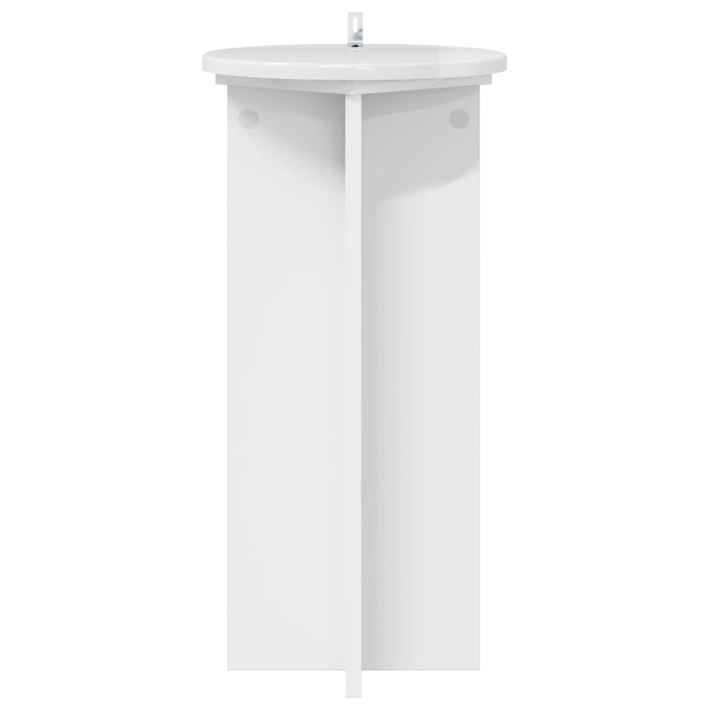 Plantenstandaard 2 pcs Hoogglans Wit 29,5 x 29,5 x 60 cm