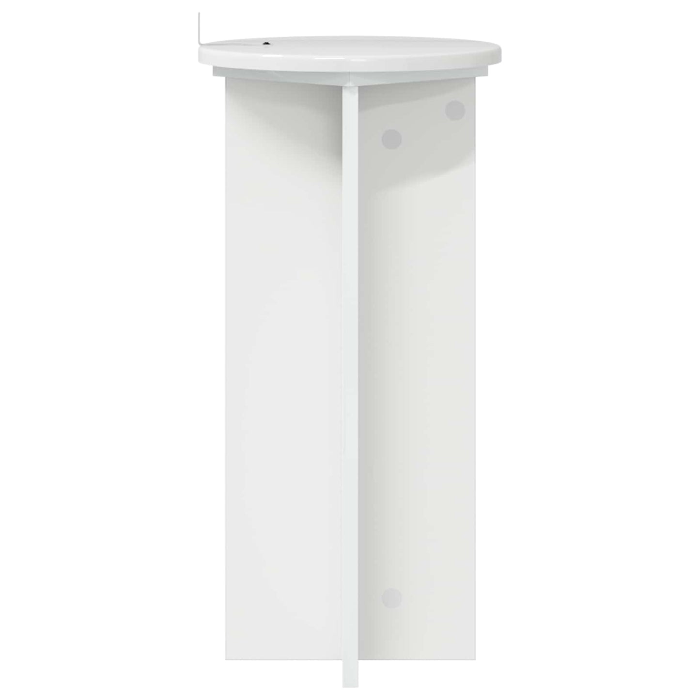 Plantenstandaard 2 pcs Hoogglans Wit 29,5 x 29,5 x 60 cm