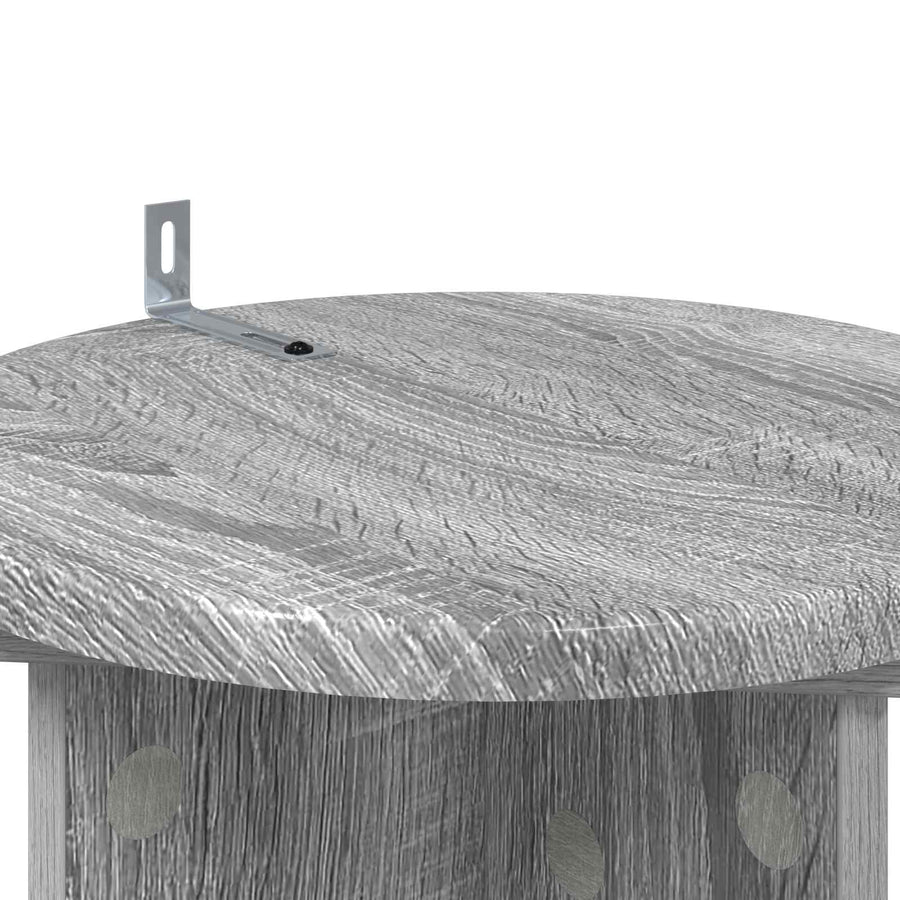 Plantenstandaard 2 pcs Grijs sonoma 29,5 x 29,5 x 60 cm