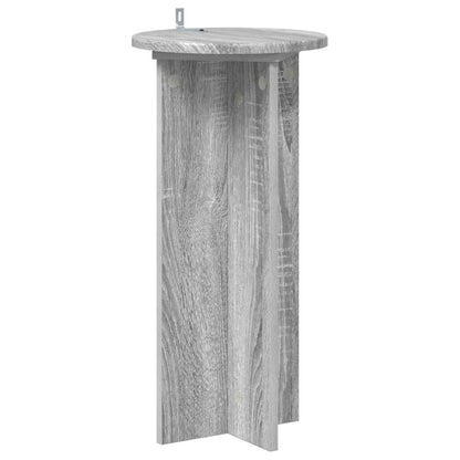 Plantenstandaard 2 pcs Grijs sonoma 29,5 x 29,5 x 60 cm