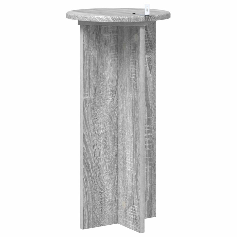 Plantenstandaard 2 pcs Grijs sonoma 29,5 x 29,5 x 60 cm