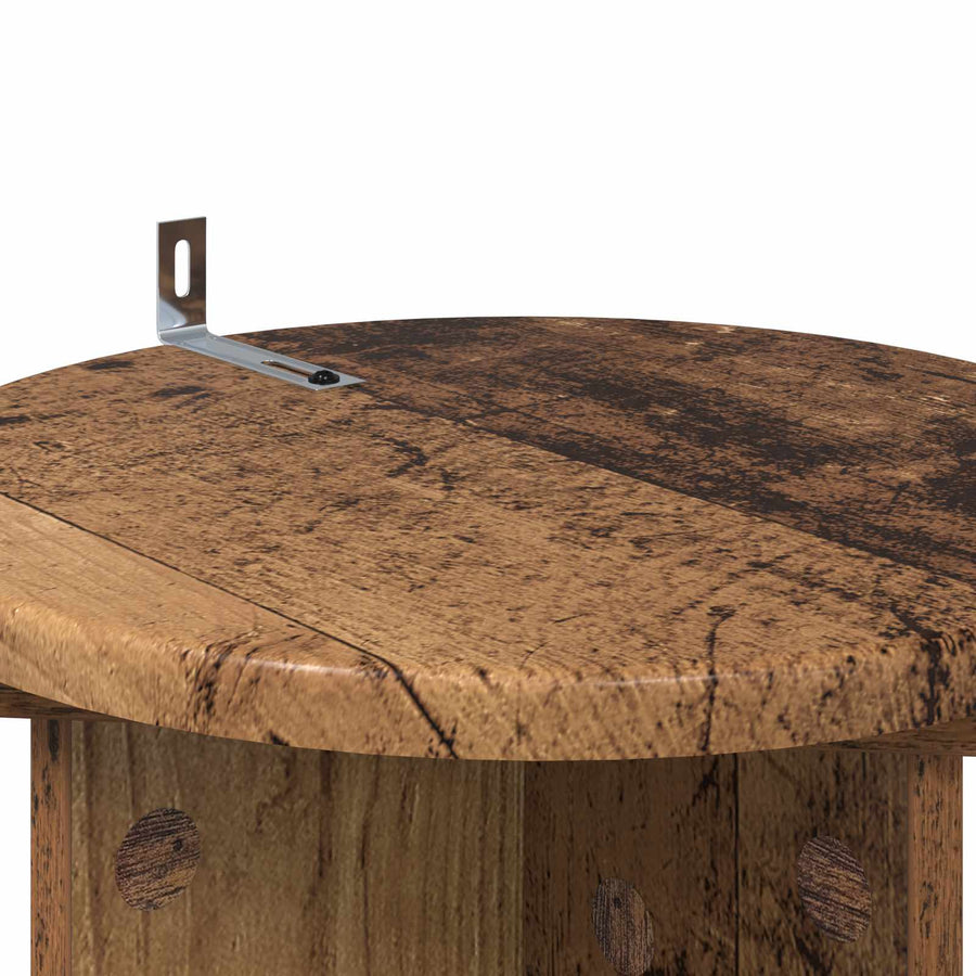 Plantenstandaard 2 pcs Oud hout 29,5 x 29,5 x 60 cm