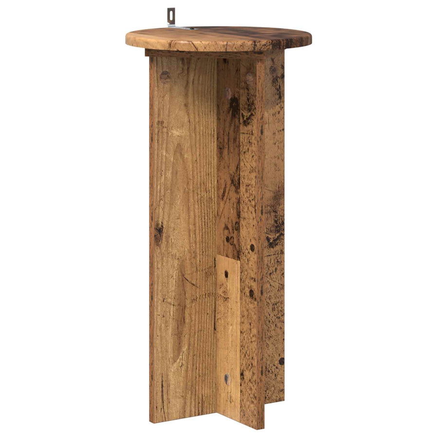 Plantenstandaard 2 pcs Oud hout 29,5 x 29,5 x 60 cm