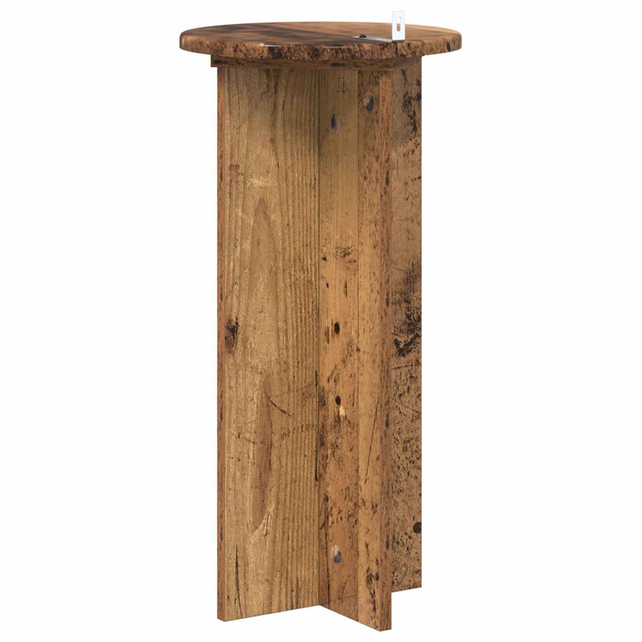 Plantenstandaard 2 pcs Oud hout 29,5 x 29,5 x 60 cm