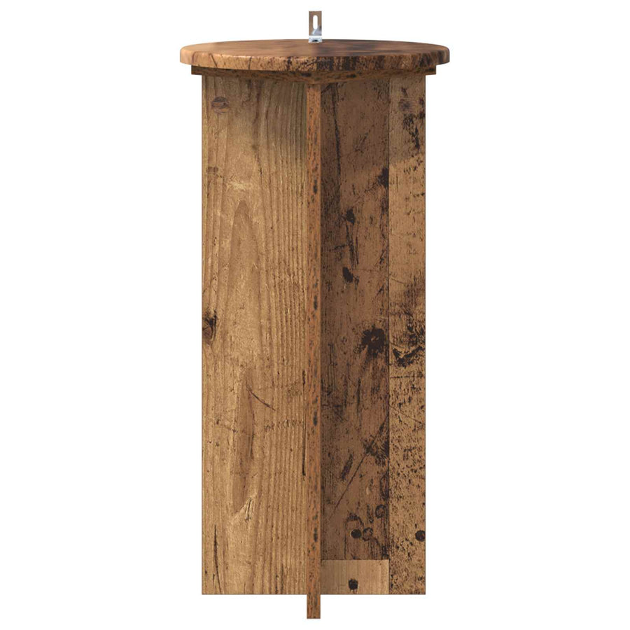 Plantenstandaard 2 pcs Oud hout 29,5 x 29,5 x 60 cm