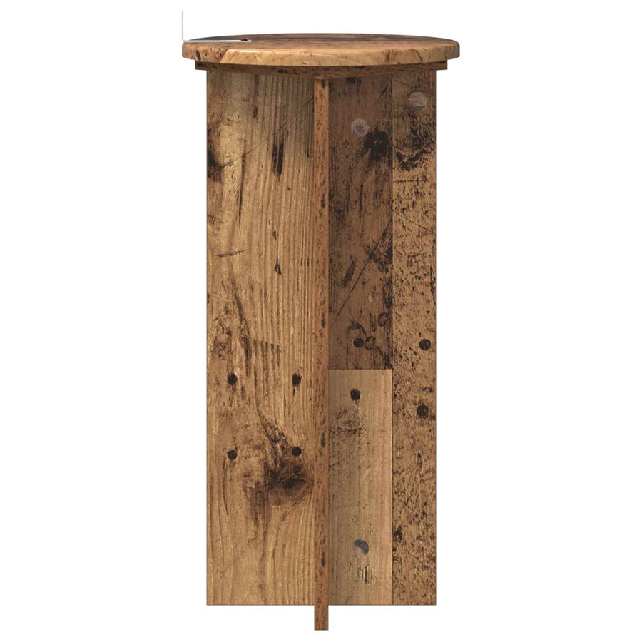 Plantenstandaard 2 pcs Oud hout 29,5 x 29,5 x 60 cm