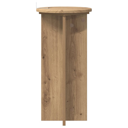 Plantenstandaard 2 pcs Artisanaal eiken 29,5 x 29,5 x 60 cm
