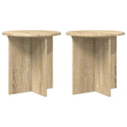 Plant Stand 2 pcs Sonoma Oak 40 x 40 x 40 cm