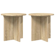 Plantenstandaard Sonoma eiken 40x40x40 cm (2 stuks)