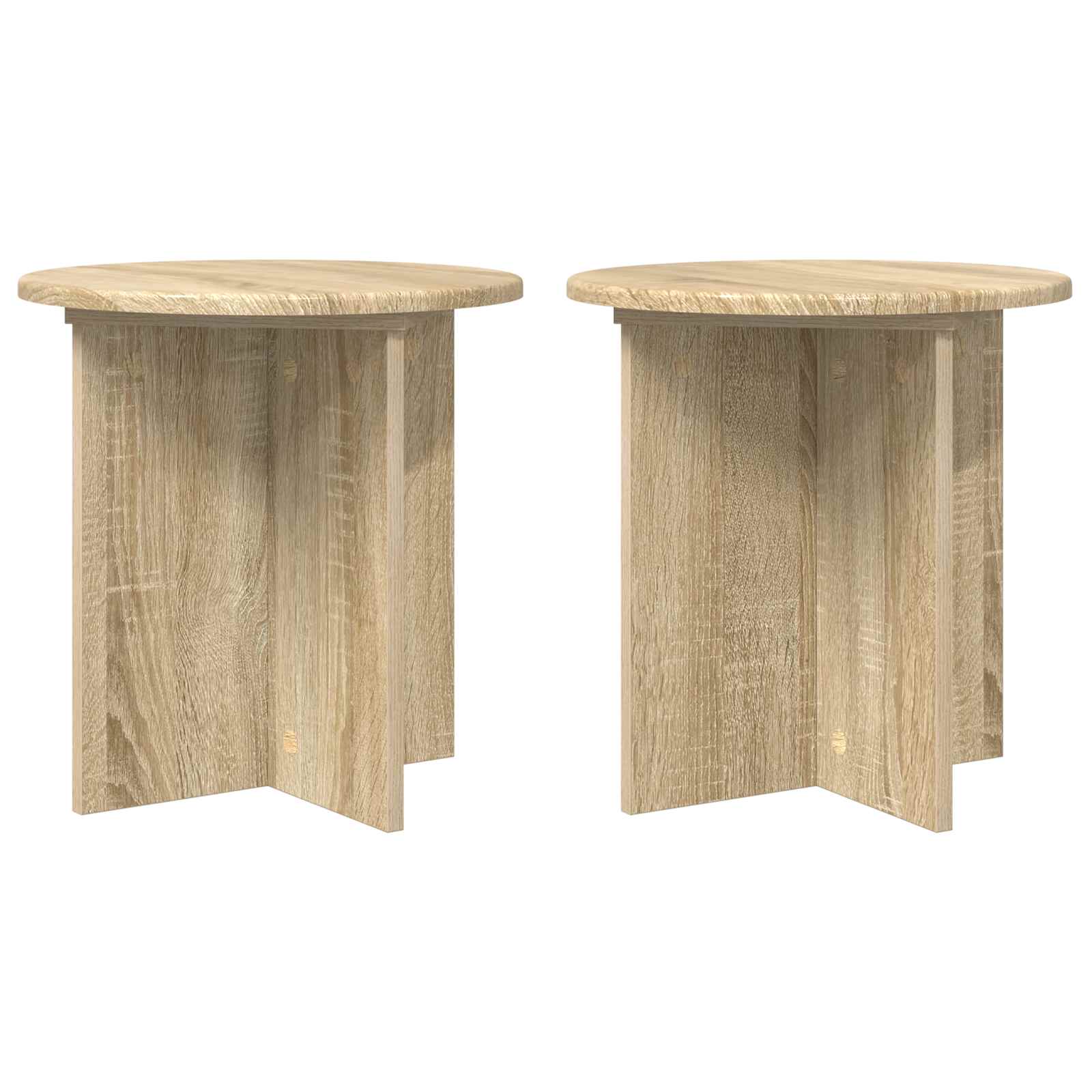 Plantenstandaard 2 pcs Sonoma Eiken 40 x 40 x 40 cm