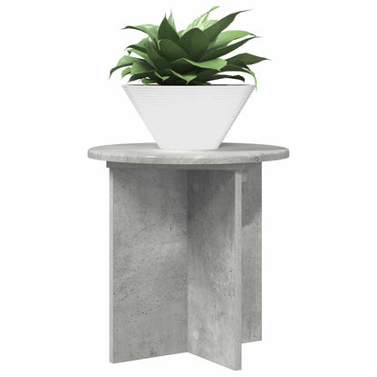 Plantenstandaard 2 pcs Betongrijs 40 x 40 x 40 cm Bewerkt hout