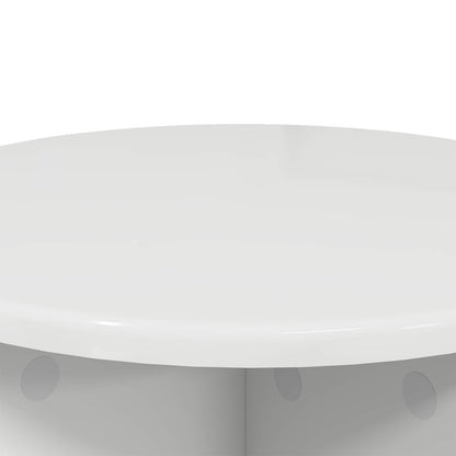 Plantenstandaard 2 pcs Hoogglans Wit 40 x 40 x 40 cm