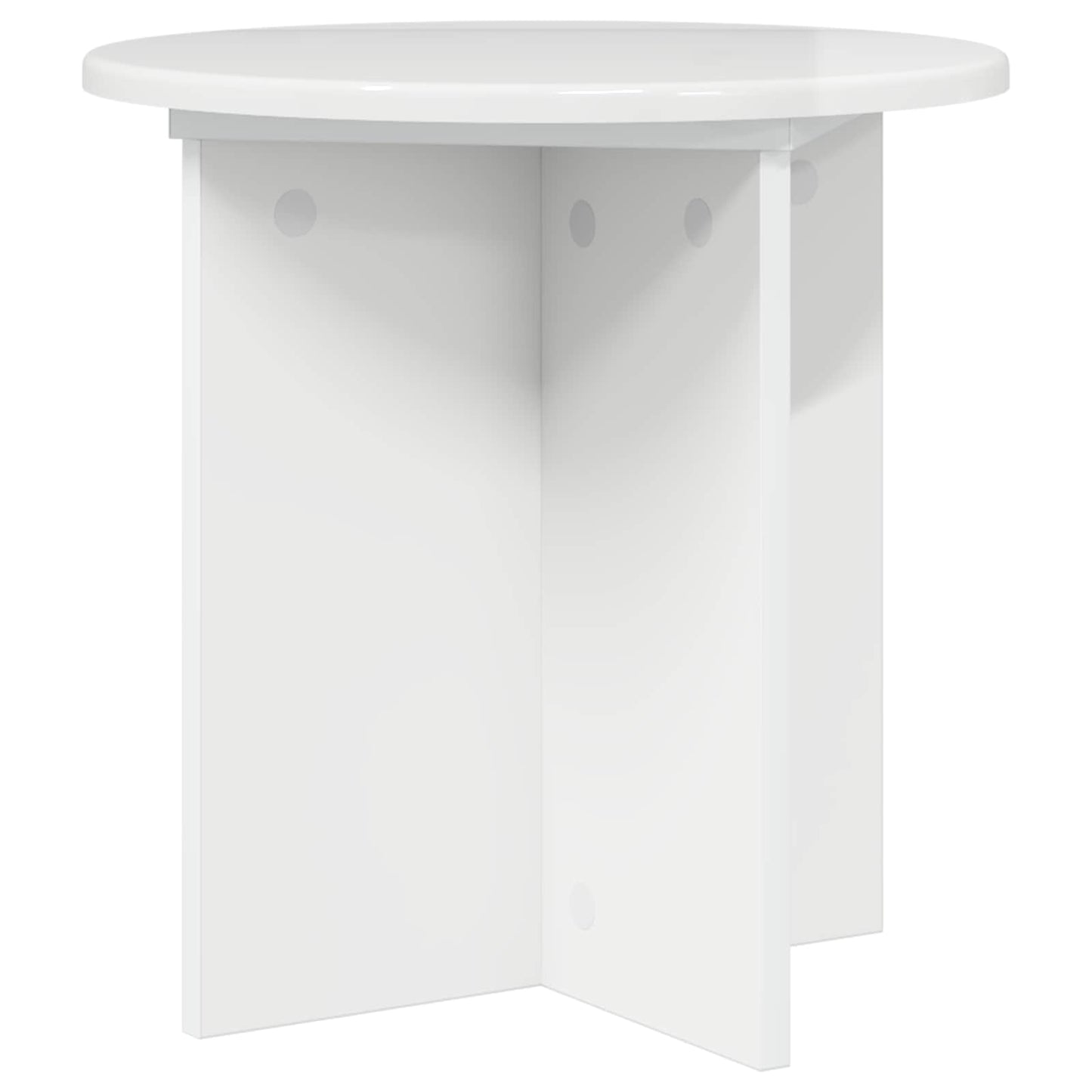 Plantenstandaard 2 pcs Hoogglans Wit 40 x 40 x 40 cm
