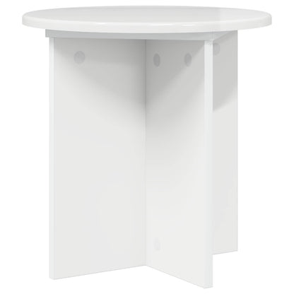 Plantenstandaard 2 pcs Hoogglans Wit 40 x 40 x 40 cm