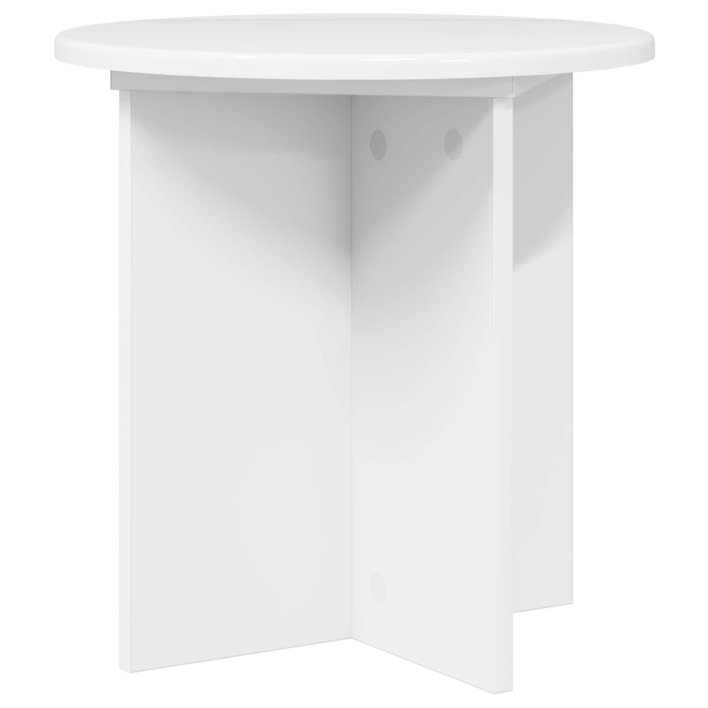 Plantenstandaard 2 pcs Hoogglans Wit 40 x 40 x 40 cm