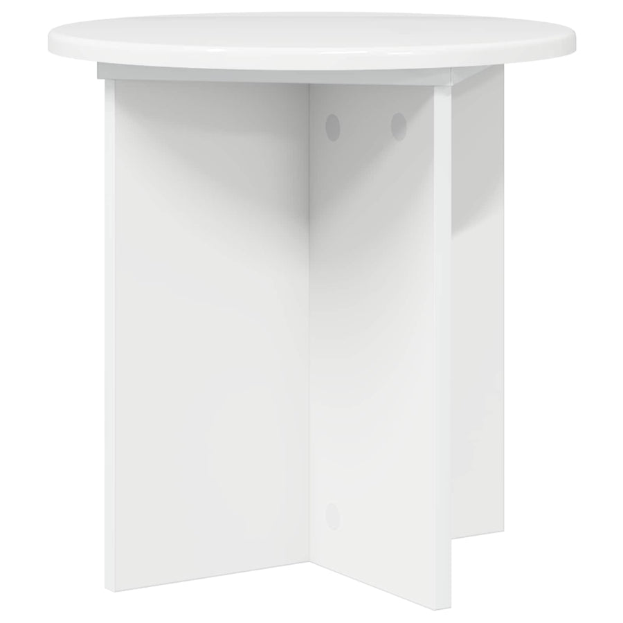 Plantenstandaard 2 pcs Hoogglans Wit 40 x 40 x 40 cm