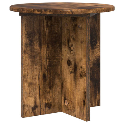 Plantenstandaard 2 pcs Gerookt eiken 40 x 40 x 40 cm