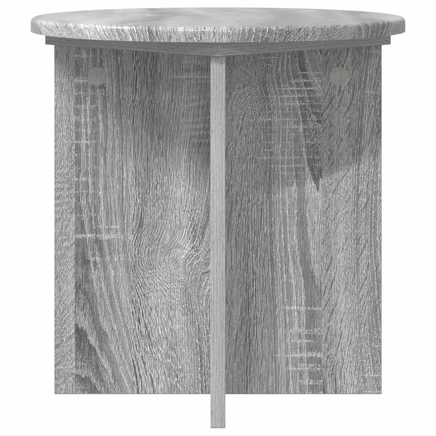 Plantenstandaard 2 pcs Grijs sonoma 40 x 40 x 40 cm