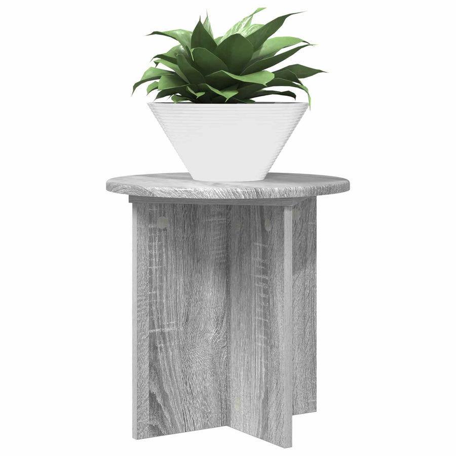 Plantenstandaard 2 pcs Grijs sonoma 40 x 40 x 40 cm