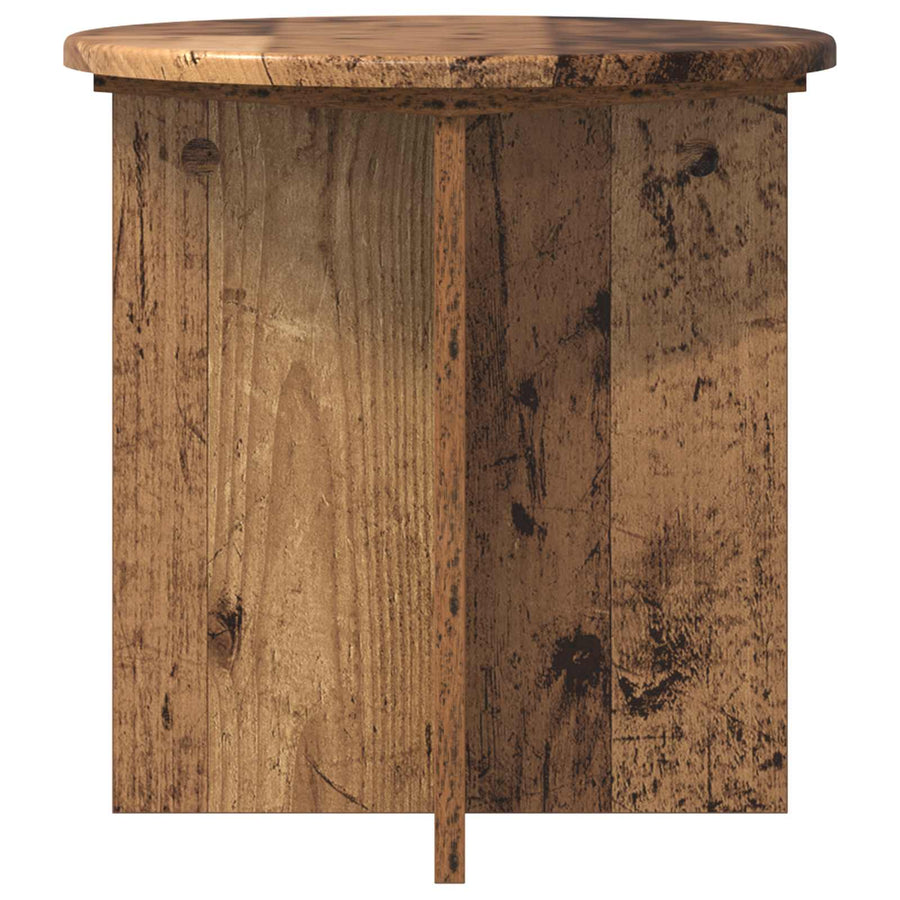 Plantenstandaard 2 pcs Oud hout 40 x 40 x 40 cm Bewerkt hout