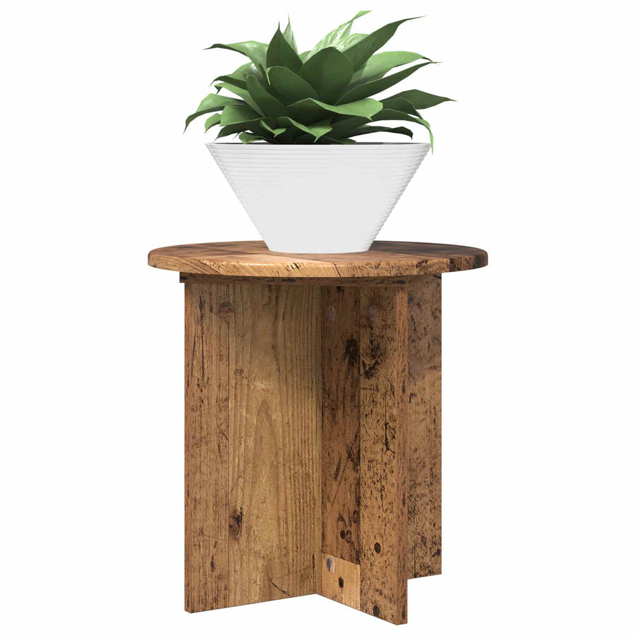 Plantenstandaard 2 pcs Oud hout 40 x 40 x 40 cm Bewerkt hout